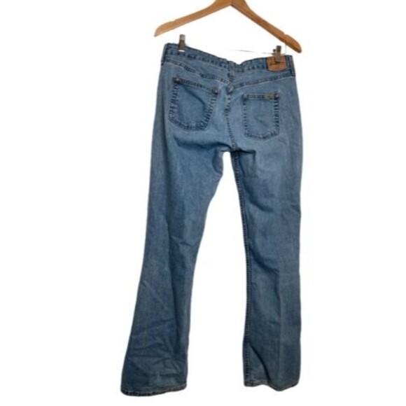 Levis Signature Women's Low Rise Bootcut Distress Denim Jeans 10 Vintage Blue - Picture 2 of 12